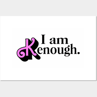 I am Kenough - Vintage Big Pink X Posters and Art